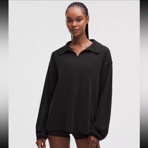 lululemon Softstreme Pique Oversized Long-Sleeve Polo Shirt